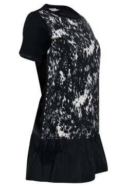 Moncler - Abstract Print Drop Waist Dress Sz S