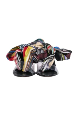 Monse - Multi Colored Ribbon Strap Heels Sz 7
