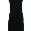 Moschino - Black Fitted V-Back Dress Sz M