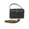 Moschino - Black Leather Heart Shape Crossbody Bag
