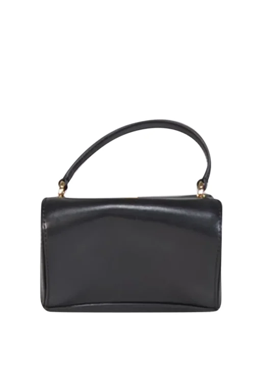 Moschino - Black Leather Heart Shape Crossbody Bag