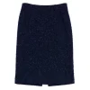 Moschino - Blue Shimmer Tweed Skirt Sz 8