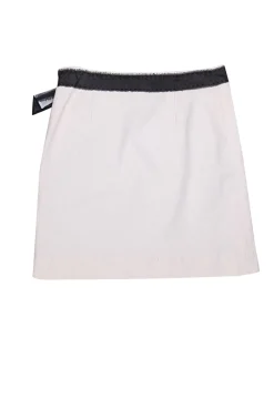 Moschino Cheap & Chic - Ivory Cotton Blend Bow Waist Skirt Sz 8
