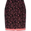 MSGM - Black Lace & Pink Wool Pencil Skirt Sz 6