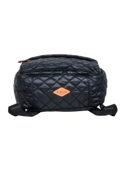 MZ Wallace - Black Quilted Backpack