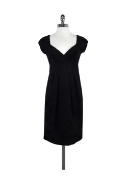 Nanette Lepore - Black & Navy Brocade Dress Sz 2