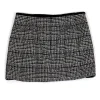 Nanette Lepore - Black & White Tweed Skirt Sz 12