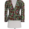 Nanette Lepore - Floral Zip Blazer Sz 2