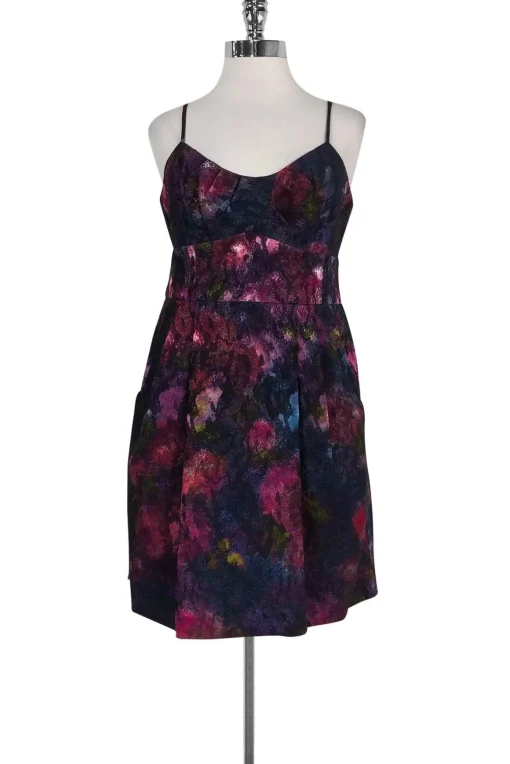 Nanette Lepore - Jewel Tone Fit & Flare w/ Pockets Sz 6