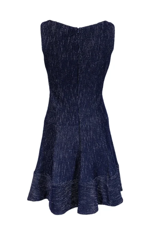 Nanette Lepore - Navy & White Speckled Knit Dress Sz 6