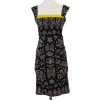 Nicole Miller - Multicolor Silk Gathered Sleeveless Dress Sz 4