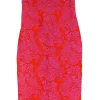 Nicole Miller - Orange & Purple Embroidery Dress Sz 6