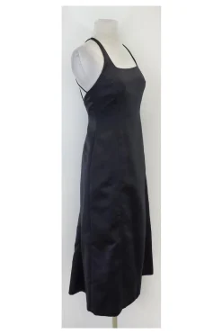 Nicole Miller - Slate Crisscross Back Midi Dress Sz 2