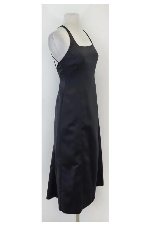 Nicole Miller - Slate Crisscross Back Midi Dress Sz 2