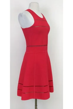 Nicole Miller Artelier - Hot Pink Flared Dress Sz S