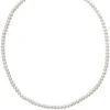 No Label - Genuine Pearl Necklace w/ 14k Gold Closure