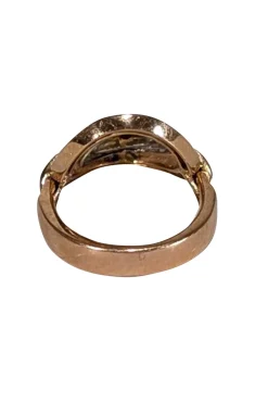 No Label - Rose Gold Oval Ring Sz 5