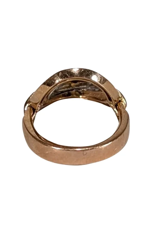No Label - Rose Gold Oval Ring Sz 5