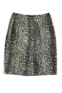 Oscar de la Renta - Animal Print Pencil Skirt Sz 8