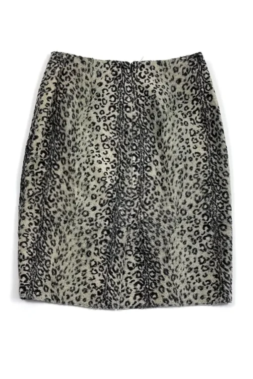Oscar de la Renta - Animal Print Pencil Skirt Sz 8