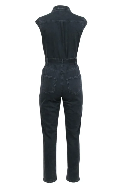 Paige - Black Wash Denim Jumpsuit Sz 2