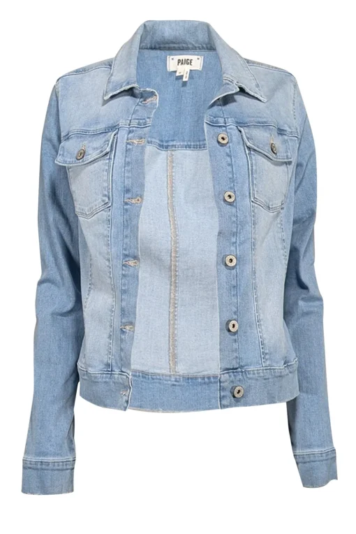 Paige - Light Wash Denim Jacket Sz M