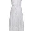 Paige - White Sleeveless Embroidered “Amity” Maxi Dress w/ Lace Trim Sz XS