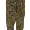 Pam & Gela - Olive Green Floral Print Tie Waist Joggers Sz S