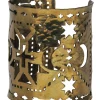 Pamela Love - Brass Large Laser Cut Print Cuff Bracelet