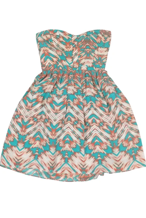 Parker - Pastel Silk Printed Dress Sz S
