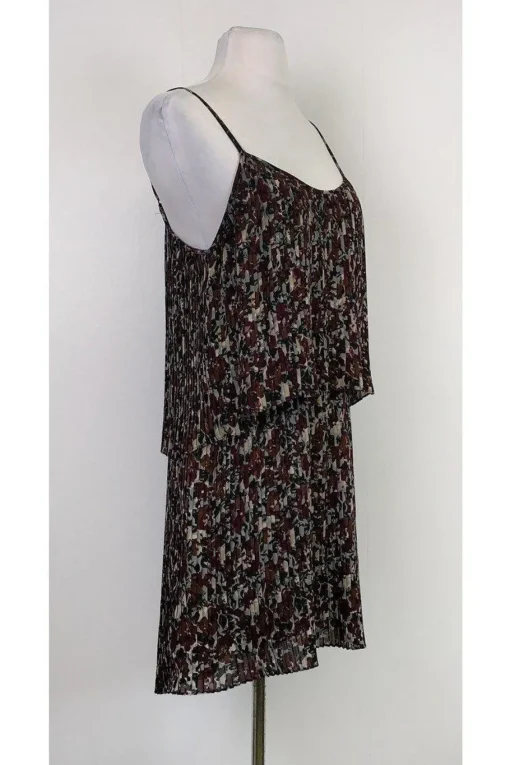 Parker - Printed Pleated Dress Sz M