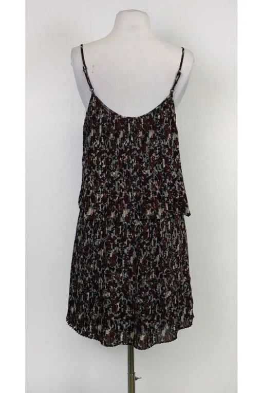 Parker - Printed Pleated Dress Sz M