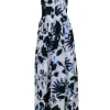 Parker - White Floral Sleeveless Maxi Dress  Sz XS