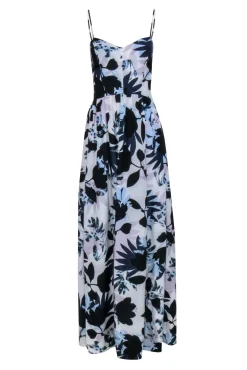 Parker - White Floral Sleeveless Maxi Dress  Sz XS