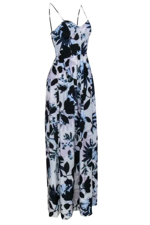Parker - White Floral Sleeveless Maxi Dress  Sz XS