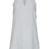 Parker - White Lace-Up Side Shift Dress Sz XS