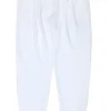 Parker - White Tailored Pants w/ Sash Sz 6