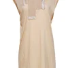 3.1 Phillip Lim - Beige Cotton Blend Shift Dress w/ Woven Front Design Sz M