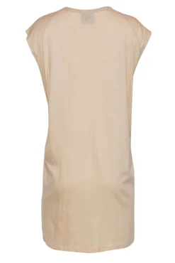 3.1 Phillip Lim - Beige Cotton Blend Shift Dress w/ Woven Front Design Sz M