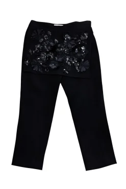 3.1 Phillip Lim - Black Beaded Trousers Sz 0