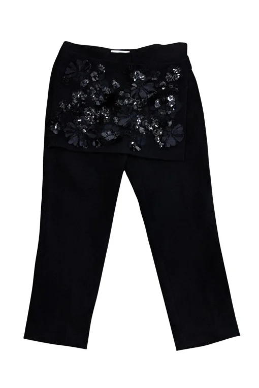 3.1 Phillip Lim - Black Beaded Trousers Sz 0