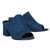 3.1 Phillip Lim - Blue Denim Open Toe Mule Heels Sz 6