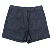 3.1 Phillip Lim - Dark Blue High Waisted Denim Shorts Sz 2