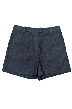 3.1 Phillip Lim - Dark Blue High Waisted Denim Shorts Sz 2