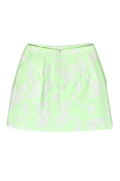 3.1 Phillip Lim - Green & White Marbled Miniskirt Sz 4