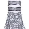 3.1 Phillip Lim - Ivory, Navy, & Black Sleeveless Dress Sz 6