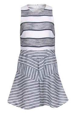 3.1 Phillip Lim - Ivory, Navy, & Black Sleeveless Dress Sz 6
