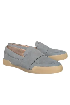 3.1 Phillip Lim - Pale Blue Leather Platform Flats Sz 10