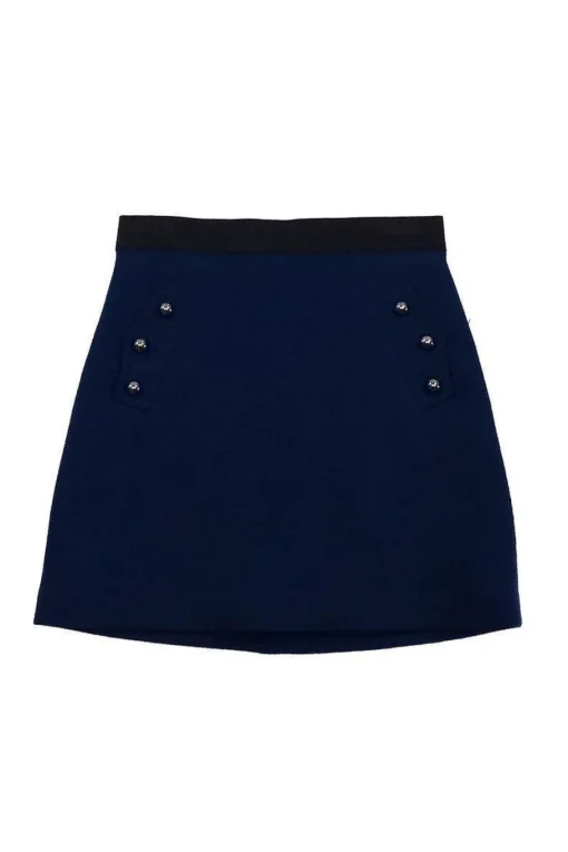 3.1 Phillip Lim - Teal Elastic Waist Skirt Sz 4