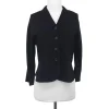 Piazza Sempione - Black Wool & Silk Blend Lightweight Blazer Sz 8